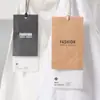 Etiquetas de Papel Especial Plissado Vintage Estilo Japonês Algodão e Linho Etiquetas de Moda Etiquetas Simples para Roupas Cartões Personalizados