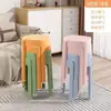Banqueta redemoinho extra-grossa para uso doméstico na sala de estar, banqueta redonda moderna simples empilhável, banqueta alta de plástico, cadeira de mesa de jantar