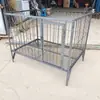 Jaula Grande con Acero Sólido Reforzado Espeso Jaula Soldada Desmontable para Granjas de Perros, Metabo
