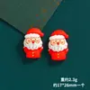 DIY de Natal Pequenos Acessórios Decorações de Natal em Resina Materiais Artesanais Acessórios para Fazer Cola de Creme Grampos de Cabelo Capas de Celular