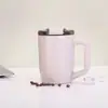 Nova Caneca Compacta de 15oz com Alça Aço Inoxidável 304 Termos Caneca de Carro Portátil com Tampa Atacado