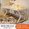 Mesa para estudantes, uso doméstico, design simples para meninas, adequada para apartamentos de aluguel, estudo de quarto, escrivaninha, bancada de trabalho, mesa de escritório branca para computador