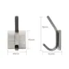 Gancho de Acero Inoxidable 304 Producto Nuevo Gancho Adhesivo Fuerte Sin Clavos Sin Rastro Gancho para Puerta de Baño Gancho para Abrigos Gancho de Cocina