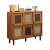 Cómoda de Madera Maciza, Mesita de Noche para el Hogar, Gabinete Bajo Estilo Antiguo, Gabinete Lateral para Sofá, Gabinete Modular de Pared, Gabinete de Almacenamiento para Dormitorio