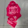 2025 comercio exterior transfronterizo nuevo primavera nuevo moda hombre suéter con capucha pantalones acampanados traje salida de fábrica