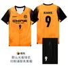Uniformes de Futebol, Uniformes de Treino para Competição, Equipamentos Esportivos para Homens e Crianças Adultos, Camisas de Futebol Estampadas de Manga Curta