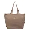 Bolso de Hombro Casual de Gran Capacidad, Nuevo para Primavera/Verano 2026, Bolso Simple de Tela Ligera para la Escuela y el Viaje, Bolso Tote
