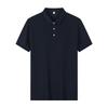Camisa Polo Piqué Tres Pruebas Cuello de Segundo Nivel Ropa de Trabajo Corporativa Color Puro Ropa de Trabajo Cuello Camiseta de Manga Corta con Solapa Impresión Personalizada