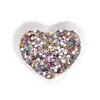 K9 Novo Super Brilhante Imitação Fundo Plano 4mm Estrela do Mar Pedras de Strass para Nail Art Pedras de Strass Coloridas de Formato Irregular Mini Adesivos de Estrela Decorações 33
