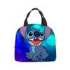 Bolsa de almuerzo con diseño de estrella de Stitch, lonchera de dibujos animados de Stitch para bebé, bolsa de picnic de papel de aluminio, lonchera portátil, bolsa de hielo