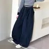 Pantalones Casuales de Primavera y Otoño para Niñas 2026 Nueva Moda Estilo Coreano Pantalones de Pierna Ancha para Niñas Mayores