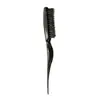 Peine de cola puntiaguda estilo peluquería peine de tres filas transfronterizo peine para cabello rizado esponjoso peine de cerdas para rizos de cabello profesional brocha de maquillaje