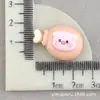 Pegamento Crema Funda para Teléfono Móvil Accesorios de Resina Material de Cerdo Hebilla de Zapato DIY Dibujo Animado de Cerdo Juguete de Comida Taza de Cerámica Parche DIY