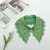 Gola Falsa de Renda com Contas Popular Transfronteiriça Gola Decorativa Versátil para Camisa Suéter Gola Falsa Multicolorida Atacado em Estoque