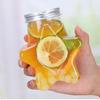 Garrafa de bebida descartável PET transparente 300ml garrafa de suco de fruta chá de leite 400ml garrafa em formato de estrela garrafa plástica de estrela de cinco pontas