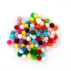 Pompones, bolas de peluche, pompones coloridos, bolitas decorativas, accesorios de pompón, bolas de alta elasticidad, bolas elásticas de peluche, pompones pequeños al por mayor