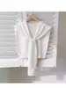 Habitación con Aire Acondicionado Chal Pequeño Hombro Cuello Nuevo Cheongsam Ropa Exterior Tejido de Punto Moda Alta Gama Verano Vestido Delgado
