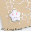 Mini Estrela de Cinco Pontas Animal de Desenho Animado Acessórios Acessórios de Cola Cremosa Material de Fivela de Sapato Acessórios de Resina Joias DIY Grampo de Cabelo