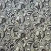 Popelina de Algodón Estampada de los Años 40 Tela Retro Paisley para Camisa Bolsa Tela DIY Hecha a Mano