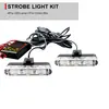 Lámpara estroboscópica de red para coche de fábrica, control remoto con cable, uno para dos, 3 LED * 2 pinzas, luz de advertencia estroboscópica