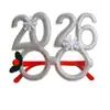 Nuevas Gafas Creativas de Navidad 2027 Suministros para Fiestas Infantiles Decoraciones Navideñas Monturas de Gafas Venta al por Mayor