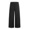 Pantalones Casuales de Color Sólido Plisados Estilo Americano para Hombre, Holgados de Moda Callejera Estilo Ins, Caídos, Holgados, Versátiles, Pierna Ancha, Largos