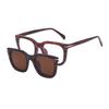 KAJILA gafas de sol con trémolo para hombre, lentes intercambiables magnéticas, gafas de sol retro para mujer, caja, miopía, venta al por mayor transfronteriza