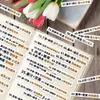 Promoção de LiquidaçãoAdesivos de Fórmulas Tradicionais da Medicina Chinesa, Combinações Herbais e Seus Efeitos, Adesivos para Caderno de Estudante de Medicina, Adesivos para Diário