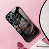 Aplicável ao Vidro Temperado para Apple 18PRO Case 17PROMAX Capa Protetora Fashionável iPhone16 Preto Rosa 17E