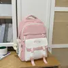 Mochila elegante para niñas, estudiantes de primaria y secundaria, mochila de gran capacidad para estudiantes de preparatoria y universitarios, mochila de viaje para laptop