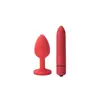 Atacado do Fabricante Plug Anal de Silicone para Homens e Mulheres, Dispositivo de Masturbação para Casais, Suprimentos para Flertar Mais Conjunto de Bullet Vibratório
