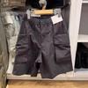 Shorts Esportivos de Trabalho Masculinos e Femininos Estilo Japonês 24 Primavera e Verão Novo Solto Bolso Grande com Aba Calças Cintura Elástica Calças Médias 467159