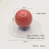 Puxador Cerâmico Colorido no Mesmo Estilo do Xiaohongshu, Puxador Simples Colorido de Furo Único, Puxador de Gaveta e Armário Estilo Americano