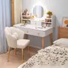 Tocador moderno y sencillo para dormitorio, tocador para apartamento pequeño, 2025, nuevo alquiler, tocador de lujo ligero.