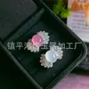 3 Anéis Banhados a Prata Atacado Inseridos com Calcedônia Verde e Ágata, Designs Novos Elegantes e Estilosos Comparáveis à Jade, Suprimento para Transmissão ao Vivo