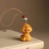 Doce Signos del Zodiaco Talla en Madera de Cedro Cuerda para Colgar Cadena Creativa para Teléfono Bolso Colgante Llavero Accesorios para Mujeres Venta al por Mayor para Atracciones Turísticas y Puestos de Mercado