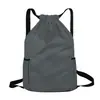 Mochila con cordón de gran capacidad transfronteriza con logotipo personalizado, bolsa deportiva de baloncesto, bolsa de almacenamiento portátil con cordón para exteriores