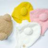 Gorro de Bebé Otoño e Invierno Estilo Coreano Bebé Infantil Súper Lindo A prueba de Viento Grueso Cálido Gorro de Punto para Niños