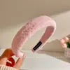 Diadema de lujo ligero sintiendo presión ambiente para el cabello diadema cara femenina accesorio para el cabello de lazo estilo retro Hong Kong pinza para el cabello tocado de alta gama
