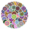 50/100 Adesivos de Graffiti Mandala para Celular, Decoração de Garrafa de Água, Caderno, Diário à Prova d'Água Atacado