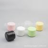 Frasco de Creme Preto 25g Frasco de Máscara de Lama Transparente Frasco de Creme Facial 25ml Frasco de Creme Facial Rosa Frasco de Pomada Amarelo Recipiente de Boca Larga
