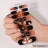 Pegatinas Populares Transfronterizas para Uñas de Gel Semi-Curado Telaraña de Halloween Oscuro Gótico Personalizadas Pegatinas para Uñas Cortas