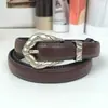 Cintos de Couro com Fivela de Pino Personalizados para Compras Corporativas, Estilo Vintage Europeu e Americano Primavera/Verão, Cintos Artesanais de Couro Genuíno, Personalização Multicor Específica da Marca