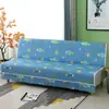 Funda para sofá cama de cobertura total, plegable, antideslizante, apta para todas las estaciones, simple, pequeña, para uno o tres asientos, de doble uso, funda para sofá sin brazos