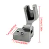 Máquina de Coser Plana Completamente de Acero S518 Prensatelas para Cremallera Invisible con Guía, Accesorios para Máquinas de Coser, Prensatelas para Máquinas de Coser