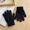 Guantes de Pantalla Táctil de Toque Cálido Transfronterizos, Monocapa a Prueba de Frío, Unisex, Estilo Otoño e Invierno, Material Reciclado, Ciclismo al Aire Libre, Tejido, Invierno