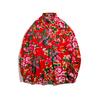 Camisa informal de flores de moda para hombre, nueva camisa de manga larga con flores grandes del noreste, venta al por mayor de fábrica, primavera 2024
