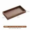 Caja de almacenamiento de escritorio sólida de madera de nogal personalizada, caja organizadora con compartimentos de madera, bandeja de almacenamiento para cosméticos y artículos varios del hogar