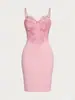 Camisola Sexy Europeia e Americana Transfronteiriça Renda de Rede Camisola Body Saia Justa na Cintura Roupa Íntima Camisa Base Roupas Femininas