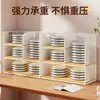 Estante de mesa, mesa multifuncional, prateleira de armazenamento em camadas, estação de trabalho de escritório, organizador de mesa para livros